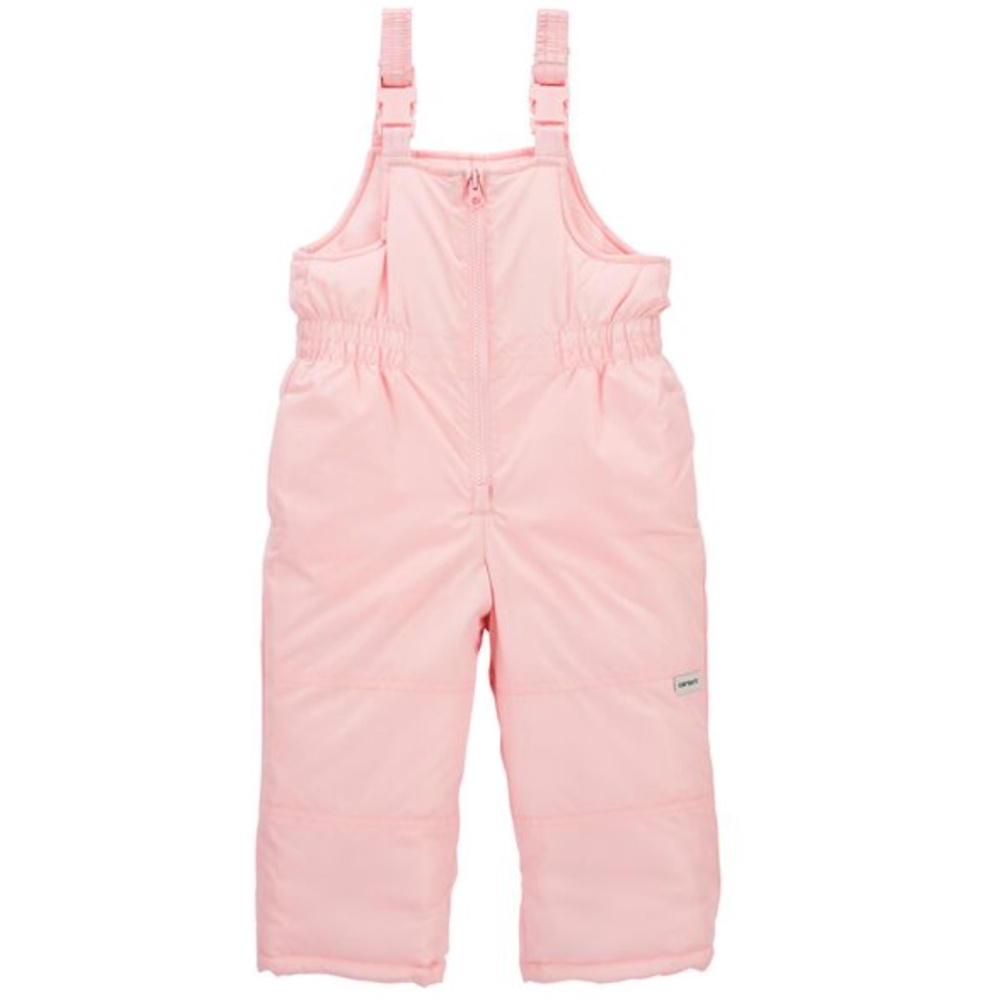 Carter's Toddler Girl Overall Snow Bibs - Pink